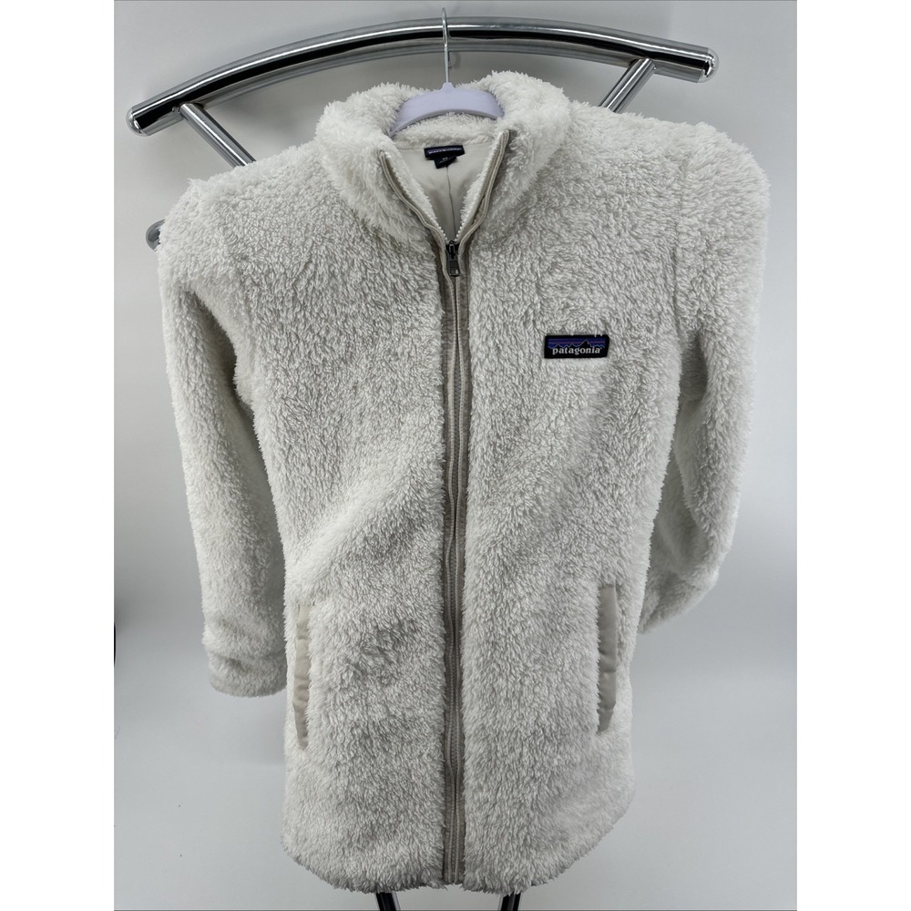 Womens Vintage Patagonia Los Gatos Fleece Deep Pile Hike Jacket Size X-Small EUC